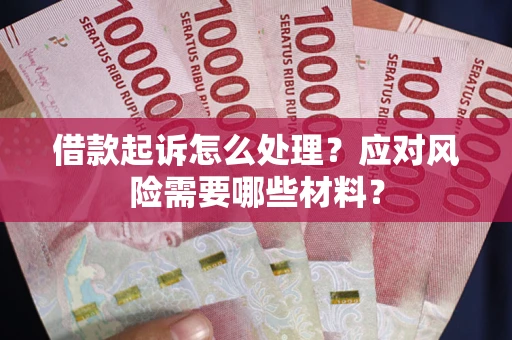 北京借款起诉怎么处理？应对风险需要哪些材料？