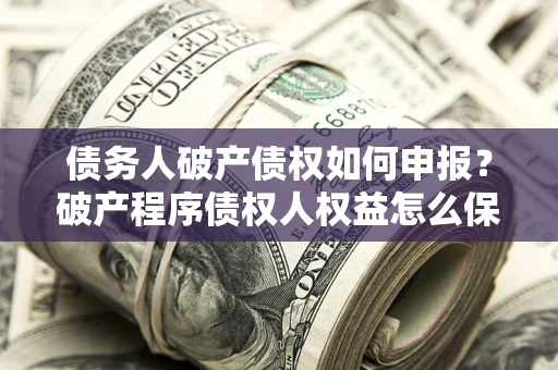 北京债务人破产债权如何申报？破产程序债权人权益怎么保障？