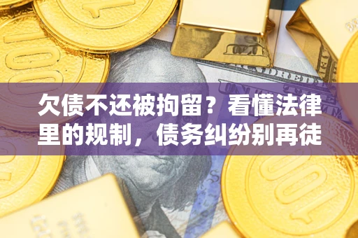 北京欠债不还被拘留？看懂法律里的规制，债务纠纷别再徒劳奔波