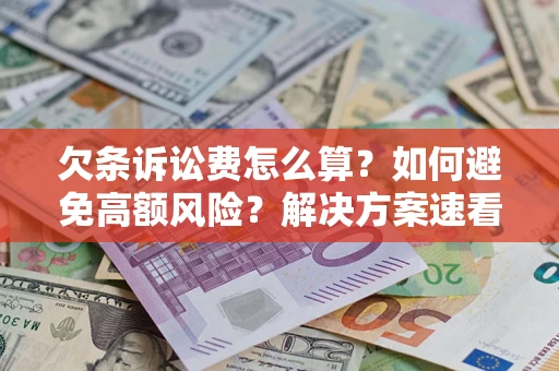 北京欠条诉讼费怎么算？如何避免高额风险？解决方案速看！