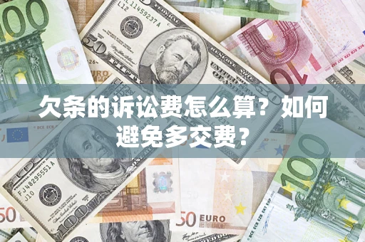 北京欠条的诉讼费怎么算？如何避免多交费？