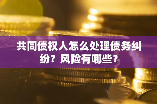 北京共同债权人怎么处理债务纠纷？风险有哪些？